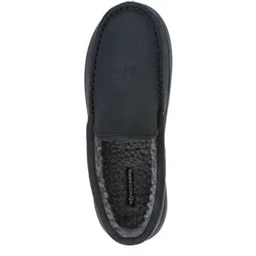 Dockers Men's Ultra-Light Moccasin Slippers for Ultimate Comfort