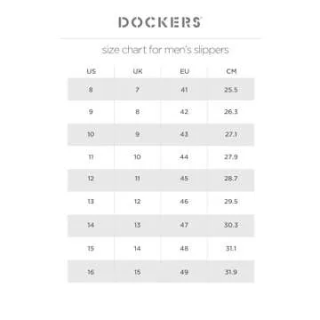 Dockers Men's Ultra-Light Moccasin Slippers for Ultimate Comfort