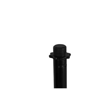 On Stage MS7201B Round Base Microphone Stand, Black