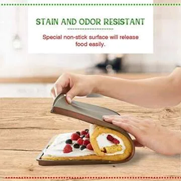 Dergo Baking Mat with Flexible Silicone and Cake Stencils