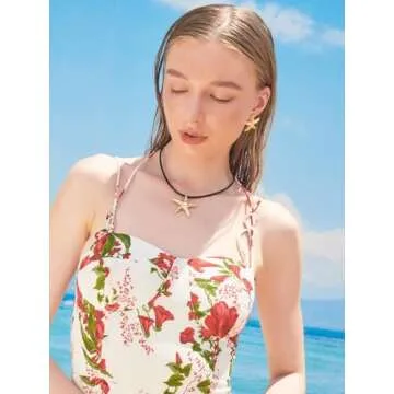 WOWORAMA Starfish Earrings Women Vintage Summer Jewelry