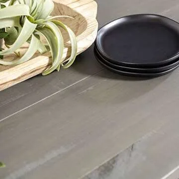 Walker Edison Modern Farmhouse Dining Table 72 Inch