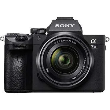 Sony a7III Full Frame Mirrorless Interchangeable Lens Camera with 28-70mm Lens Kit ILCE-7M3K/B | Official Sony USA Partner Model | Bundle with 64GB Memory + Flash & Accessories