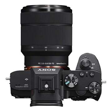 Sony a7III Full Frame Mirrorless Interchangeable Lens Camera with 28-70mm Lens Kit ILCE-7M3K/B | Official Sony USA Partner Model | Bundle with 64GB Memory + Flash & Accessories