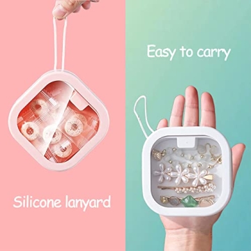 Nvhaly 4 Pcs Hair Tie Organizer for Travel & Daily Use