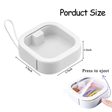 Nvhaly 4 Pcs Hair Tie Organizer for Travel & Daily Use