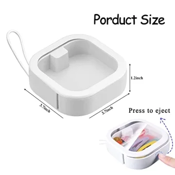 Nvhaly 4 Pcs Hair Tie Organizer for Travel & Daily Use