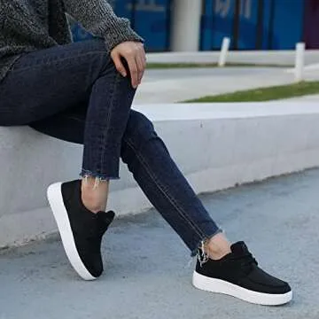 Stylish Womens Canvas Loafers with Arch Support for Comfort