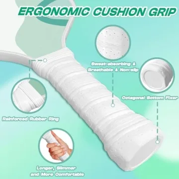 Nexopick Pickleball Paddles Set of 4, Cute Pickleball Set, Pickle Ball Set 4 Pack, Premium Pickleball Rackets, Pink Pickleball Paddles, Pickleball Set with 4 Indoor & Outdoor Pickleballs