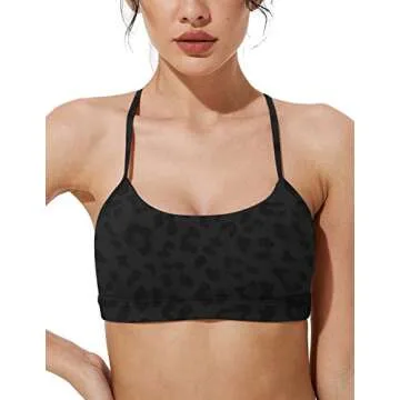 Mipaws Women's Light Support Y-Racerback Sports Bra with Removable Cups