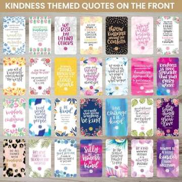 bloom daily planners Act of Kindness Deck - Set of 30 Mini Encouragement Cards with Positive Quotes ...