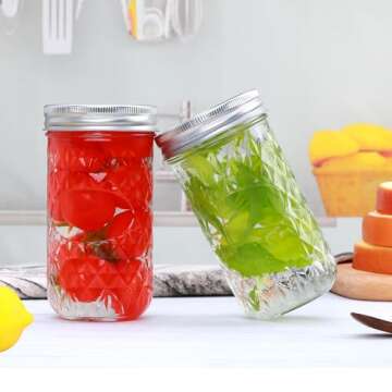 High Quality 12 OZ Mason Jars for Canning and Storing