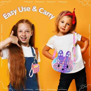 Exun Fidget Crossbody Purse for Kids' Fun