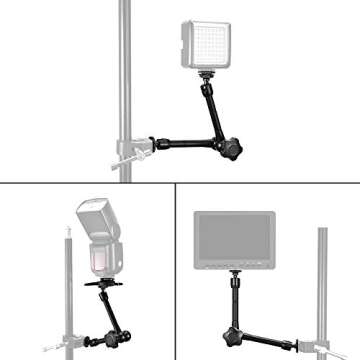 UTEBIT Magic Arm with Super Clamp for Cameras and Lighting