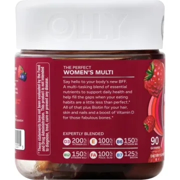 OLLY Women's Multivitamin Gummies for Daily Health