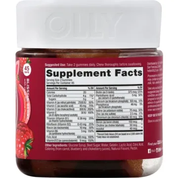 OLLY Women's Multivitamin Gummies for Daily Health