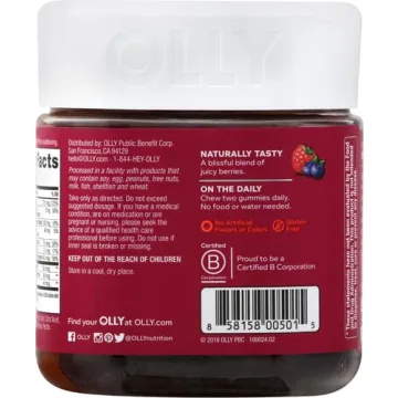 OLLY Women's Multivitamin Gummies for Daily Health