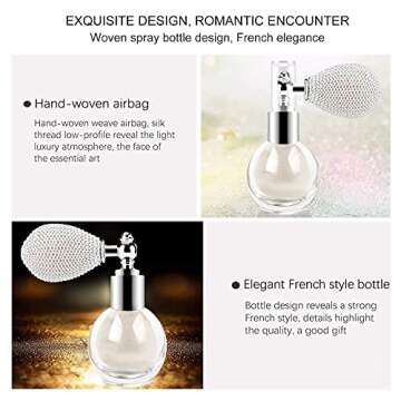 Shimmering Spray Powder Sparkle Powder, Glitter Dust Spray Gloss Powder Spray Contour Make Up Glitter Eyeshadow Pressed Powder Loose Powder Spray for Face Body Hair Nails Makeup(Pearl White)