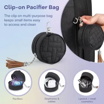 RUVALINO Stylish Waterproof Diaper Bag Backpack for Parents