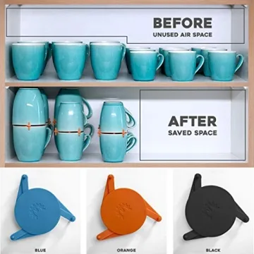 ELYPRO Expandable Mug Organizers - Space-Saving Design