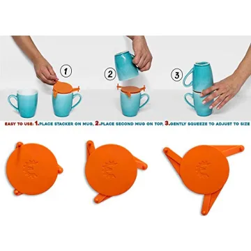 ELYPRO Expandable Mug Organizers - Space-Saving Design