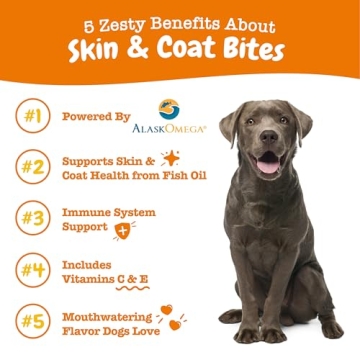 Zesty Paws Omega 3 Fish Oil Soft Chews for Dogs