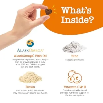 Zesty Paws Omega 3 Fish Oil Soft Chews for Dogs