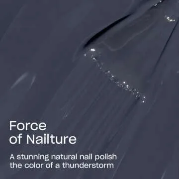 OPI Nature Strong Natural Origin Nail Polish | Opaque White, Gray & Black Crème Eco-Friendly Nail Polish | Plant Based, Vegan, Cruelty Free