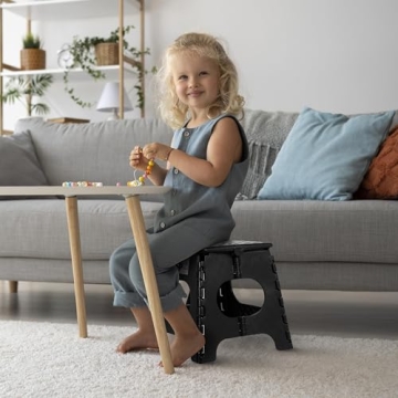 Sturdy Spranster Folding Step Stool - 11 Inch Safety Design