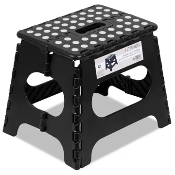 Sturdy Spranster Folding Step Stool - 11 Inch Safety Design