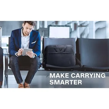 BAGSMART 17.3 Inch Laptop Bag, Expandable & Durable