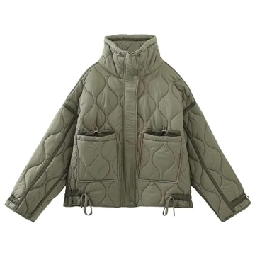 Women's Lightweight Quilted Jacket for Stylish Winter Wear