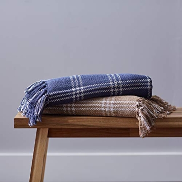 DII Cotton Fringe Throw Blanket for All Seasons