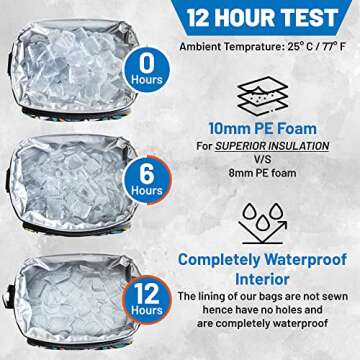 Insulated Breastmilk Cooler Bag for Nursing Moms - 6 Bottle Capacity