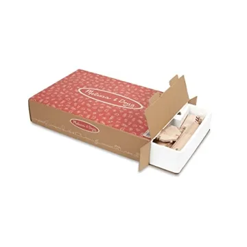 Melissa & Doug Wooden Railway Set: 130-Piece Train Set for Kids