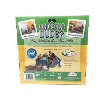 Who's the Dude Charades Game - A Fun Family Night Essential with 440 Hilarious Scenarios