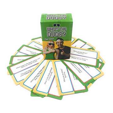 Who's the Dude Charades Game for Fun Family Nights