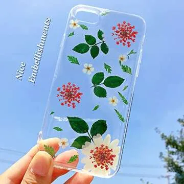 Pressed Dried Flowers Gypsophila for DIY Crafts and More