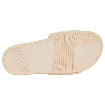 APL: Athletic Propulsion Labs Women's Shearling Slide, Champagne, 8