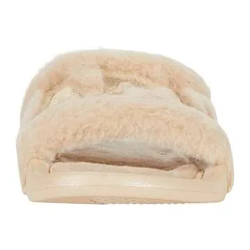 APL Women’s Shearling Slide Champagne - Luxury Comfort