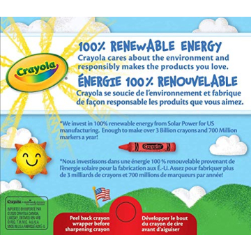 64 Vibrant Crayons with Sharpener for Creative Fun