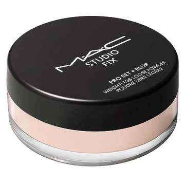MAC Studio Fix Pro Set + Blur Weightless Loose Powder - Light (Light beige with neutral undertone) - 0.22 oz / 6.5 g