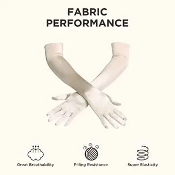 BABEYOND Long Satin Opera Gloves for Elegant Occasions