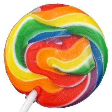 Rainbow Swirly Suckers - 24 Pack of Fun Lollipops