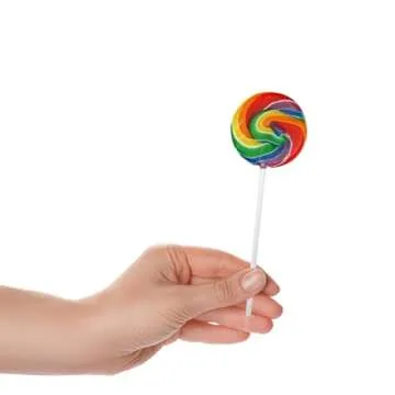 Rainbow Swirly Suckers - 24 Pack of Fun Lollipops
