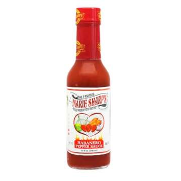 Marie Sharp’s Habanero Hot Sauce - 10-Fluid Ounce Hot Sauce for Marinade & Dips (Pack of 2)