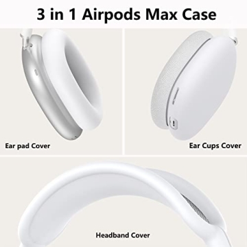 Silicone Case Cover for AirPods Max - Stylish Protection