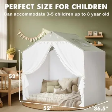 Charming Large Kids Tent for Indoor Outdoor Fun