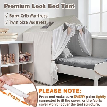 Charming Large Kids Tent for Indoor Outdoor Fun