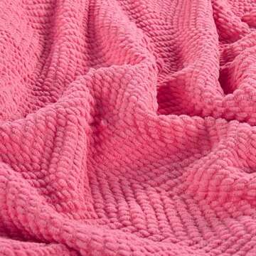 Cozy Home Soft Things Pink Throw Blanket 50'' x 60''